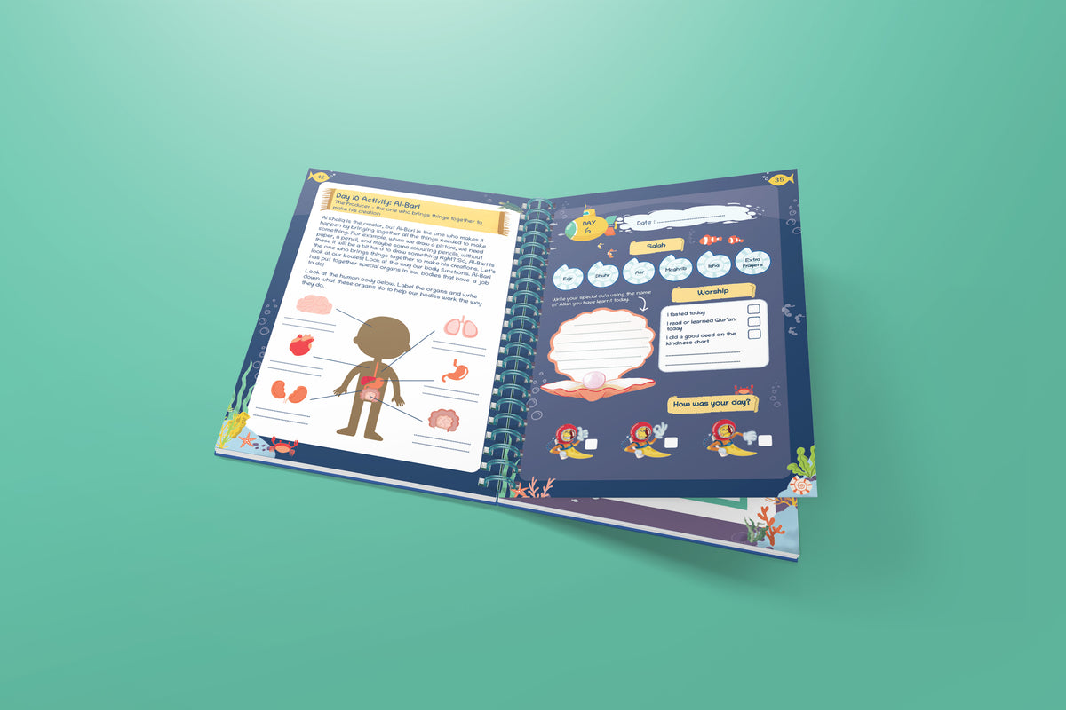 Allah Names Kids Journal, Names of Allah Kids Journal & Activity Book