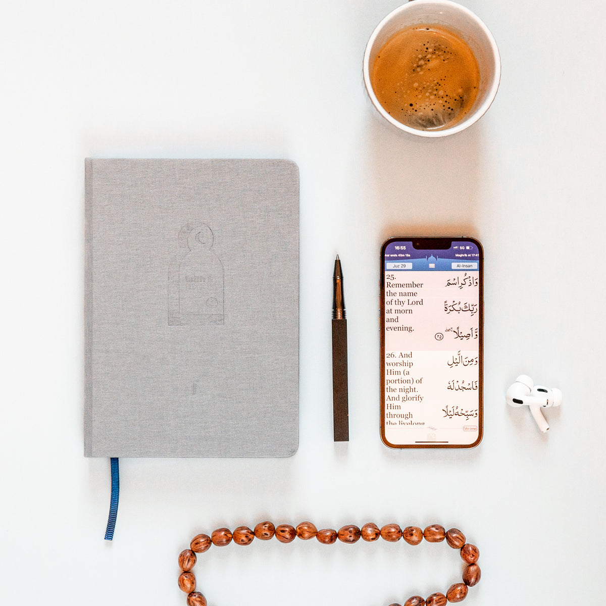 Muslim Productivity Journal, Faith & Focus Daily Muslim Productivity Planner & Journal