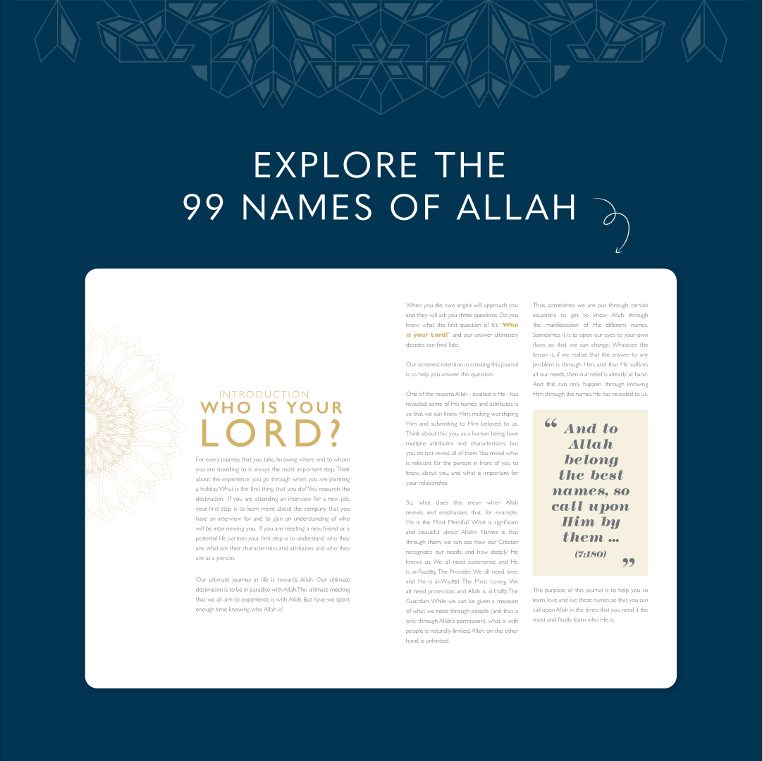 99 Names of Allah Guided Journal Pdf, 99 Names of Allah Digital Guided Journal (Desktop Version)