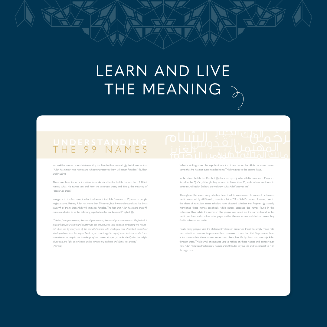 99 Names of Allah Digital Guided Journal, 99 Names of Allah Digital Guided Journal (iPad Tablet Version)