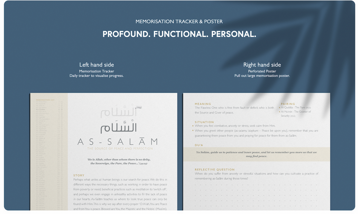 99 Names of Allah Guided Journal, 99 Names of Allah Guided Journal